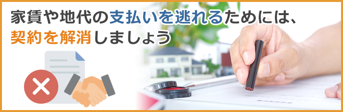 .賃借権を解消する場合