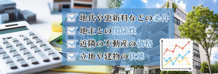 売却するときの借地権価格